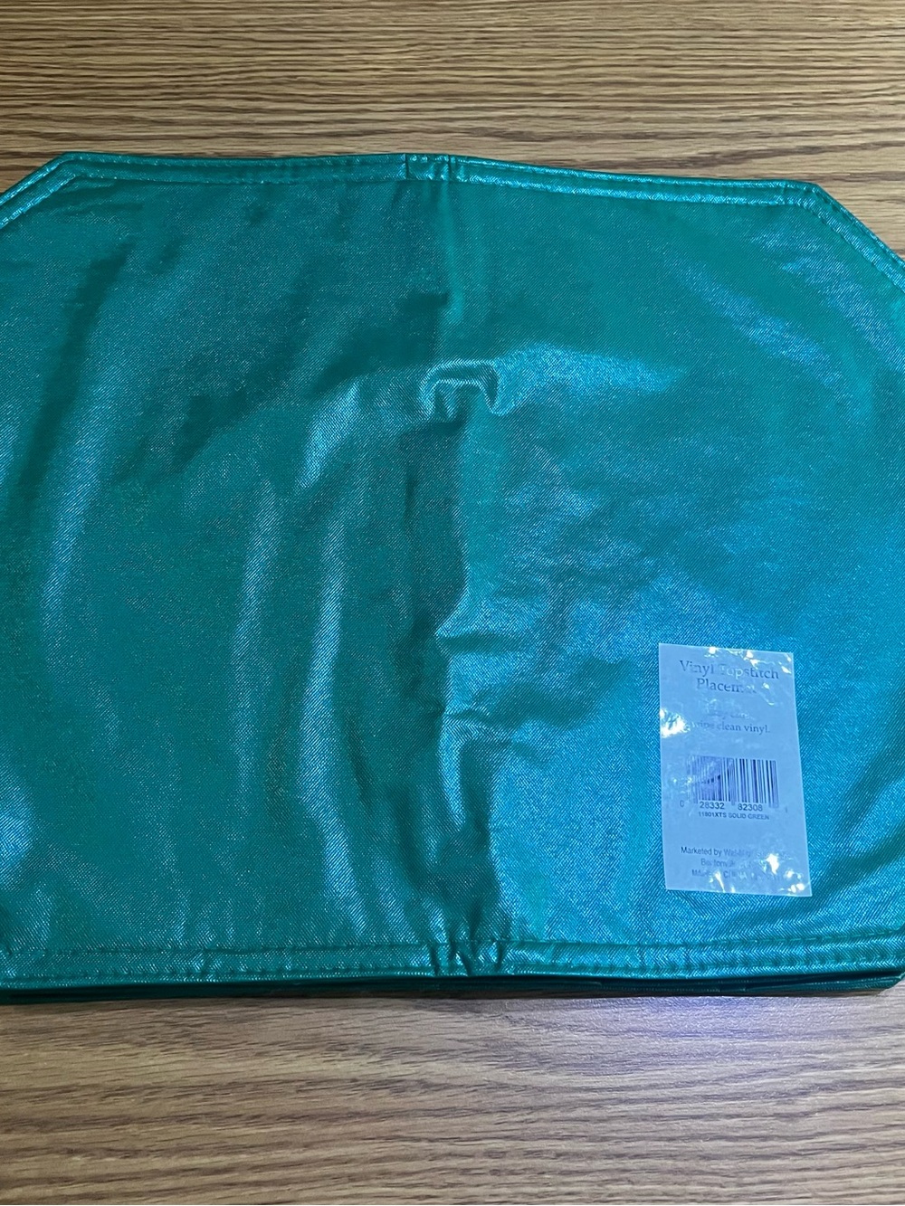 Green Vinyl Placemats